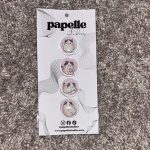 Papelle Studios Chibi Cat Magnet Set